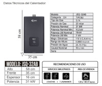 CALENTADOR BOSCH 5.5 LITROS